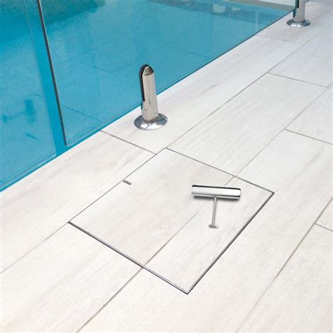 skimmer box lid stainless steel|pool skimmer box tile insert.